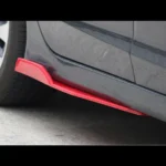 Fit 2008-2020 Ford Fusion Side Skirts Splitters Spoiler Diffuser Wings (Red) - Image 2