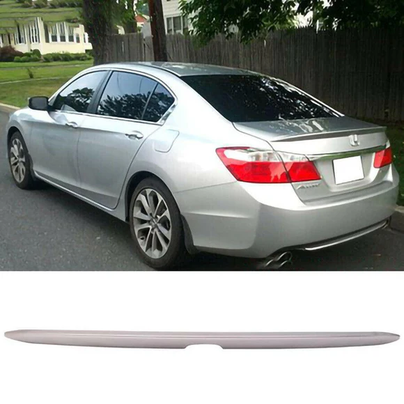 223833672876-2.webp Fit 2013-2017 Honda Accord Alabaster Trunk Spoiler wing (Silver Metallic/NH700M) - Image 1