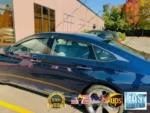 Fit 2018-2023 Honda Accord Out-Channel Vent Window Visors Rain Sun Wind Guards Shade Deflectors