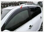 Fit 2016-2022 Honda HR-V Clip-On Chrome Trim Vent Window Visors Rain Sun Wind Guards Shade Deflectors - Image 4