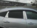 Fit 2018-2021 Infiniti Q50 Out-Channel Vent Window Visors Rain Sun Wind Guards Shade Deflectors - Image 2