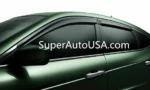 Fit 2018-2021 Infiniti Q50 Out-Channel Vent Window Visors Rain Sun Wind Guards Shade Deflectors - Image 4