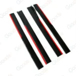 Fit Honda Side Skirts Extension Panel Splitters 94'' Body (Gloss Black with Red Trim) - Image 7