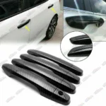 Fit 2012-2016 Honda CR-V CRV Driver Passenger Side Door Handle Covers Trim (Carbon Fiber Print, Smart Holes) - Image 5