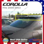 Fit 2009-2013 Toyota Corolla Sedan Rear Roof Window Spoiler Deflector - Image 7