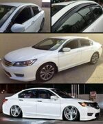 Fit 2018-2024 Toyota Camry 3D Mugen Style Vent Window Visors Rain Sun Wind Guards Shade Deflectors - Image 3