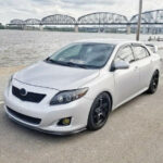 Fit 2014-2019 Toyota Corolla 3D Mugen Style Vent Window Visors Rain Sun Wind Guards Shade Deflectors - Image 3