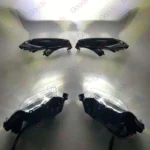 Fit 2017-2019 Toyota Corolla L LE XLE DRL Accent Front Fog Light LED Driving Lamp & Bezel - Image 3