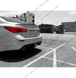 Fits 2019-2022 BMW 3 Series G20 M-Sport Rear Bumper Lip Diffuser with LED Light (Gloss Black) - Image 4
