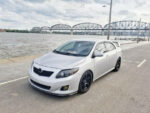 Fit 2009-2013 Toyota Corolla 3D Mugen Style Vent Window Visors Rain Sun Wind Guards Shade Deflectors - Image 2