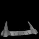 Fit 2016-2021 10th CIVIC 2016-2021 Sedan Rear Roof Vortex Generators(Unpainted / MATTE BLACK) - Image 2