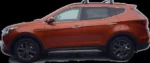 For Hyundai Santa Fe Sport 2013-2021 Baggage Luggage Cross Bar Black - Image 3