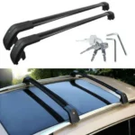 For Hyundai Santa Fe Sport 2013-2021 Baggage Luggage Cross Bar Black - Image 7