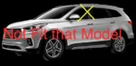 For Hyundai Santa Fe Sport 2017-2018 Luggage Rear Trunk Retractable Tonneau Cargo Cover and Free Net (Black) - Image 5