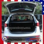 For Hyundai Santa Fe Sport 2017-2018 Luggage Rear Trunk Retractable Tonneau Cargo Cover and Free Net (Black) - Image 7