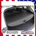 For Hyundai Santa Fe Sport 2017-2018 Luggage Rear Trunk Retractable Tonneau Cargo Cover and Free Net (Black) - Image 11