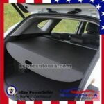 For Hyundai Santa Fe Sport 2017-2018 Luggage Rear Trunk Retractable Tonneau Cargo Cover and Free Net (Black) - Image 12
