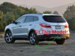 For Hyundai Santa Fe / XL 2013-2018 Rear Trunk Retractable Tonneau Cargo Cover (Black) - Image 2