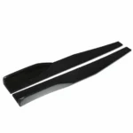 Universal Side Skirts Body Kit Rocker Panels Splitters Winglet Wings (Black, 2 pcs) - Image 3