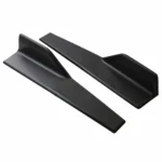 Universal Black Bottom Line Side Skirts Body Kit 45cm/ 17.7" (Black, 2 pcs) - Image 3