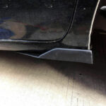 Universal Black Bottom Line Side Skirts Body Kit 45cm/ 17.7" (Black, 2 pcs) - Image 2
