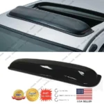 35" Smoke Tint Sunroof Sun Rain Shades Guards Vent Deflector - Image 3