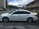 35" Smoke Tint Sunroof Sun Rain Shades Guards Vent Deflector - Image 8