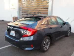 Fit 2016-2021 Honda Civic 4Dr ABS Black Rear Roof Window Visor Spoiler 3D JDM
