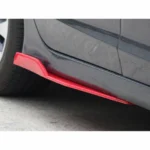Universal Red Side Skirt Rocker Splitters Spoiler Canard Diffuser Winglet Wings - Image 4