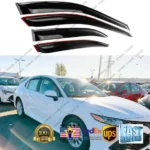 Fit 2018-2023 TOYOTA CAMRY Out-Channel Vent Window Visors Rain Sun Wind Guards Shade Deflectors - Image 3
