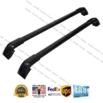 Fit 2017-2021 Alfa Romeo Stelvio Baggage Luggage Black Tap Roof Rack Cross Bar - Image 3