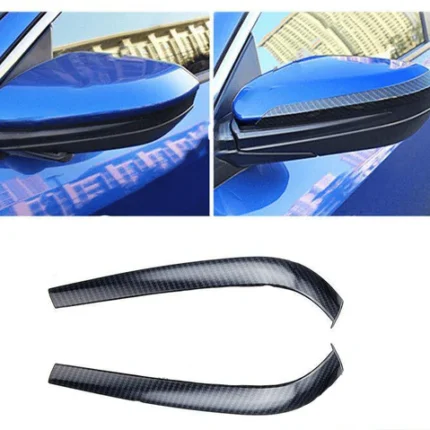 Fit 2016-2019 Toyota Camry Rearview Side Mirror Cover Trim (Carbon Fiber Print)