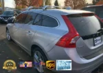 Fit 2010-2019 VOLVO V60 Sliver Roof Rack Crossbar Luggage Carrier - Image 2