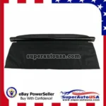 Fits 2008-2015 SMART Fortwo Rear Trunk Retractable Tonneau Cargo Cover (Black) - Image 2