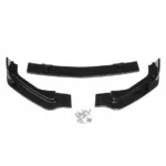 Fit 2014-2017 Infiniti Q50 Base Premium Front Bumper Lip Spoiler Splitter (Gloss Black) - Image 8