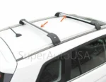 Fit 2019-2020 Toyota RAV4 Baggage Luggage Black&Silver Tap Roof Rack Cross Bar - Image 5