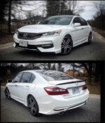 Fit 2013-2017 Honda Accord 4DR OEM Style Rear Trunk Lip Spoiler Wing - Image 3