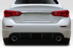 Fits 2014-2017 Infiniti Q50 sport Style Rear Bumper Lip Spoiler Lower Diffuser - Image 7