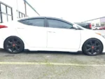Universal Bottom Line Side Skirts Body Kit 45cm/ 17.7" (Carbon Fiber Print, 2 pcs) - Image 4