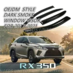 Fit 2016-2022 Lexus RX350 OE Style Vent Window Visors Rain Sun Wind Guards Shade Deflectors - Image 3