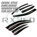 Fit 2016-2022 Lexus RX350 OE Style Vent Window Visors Rain Sun Wind Guards Shade Deflectors - Image 2