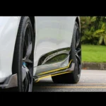 Fit 2018-2023 Honda Accord Side Skirt Bottom Line Extension Lip 2pcs (Unpainted Matte Black) - Image 3