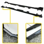 Fit 2018-2023 Honda Accord Side Skirt Bottom Line Extension Lip 2pcs (Unpainted Matte Black) - Image 5