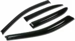 Fit 2009-2015 Honda Pilot Out-Channel Vent Window Visors Rain Sun Wind Guards Shade Deflectors - Image 6
