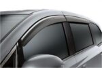 Fit 2011-2021 Dodge Charger Clip-On Chrome Trim Vent Window Visors Rain Sun Wind Guards Shade Deflectors - Image 6