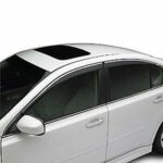 Fit 2011-2021 Dodge Charger Clip-On Chrome Trim Vent Window Visors Rain Sun Wind Guards Shade Deflectors - Image 10
