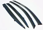Fit 2012-2016 Honda CRV CR-V Clip-On Chrome Trim Vent Window Visors Rain Guards - Image 4