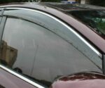 Fit 2012-2016 Honda CRV CR-V Clip-On Chrome Trim Vent Window Visors Rain Guards - Image 3
