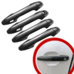 Fit 2016-2021 Toyota Tacoma Door Handle Covers (Carbon Fiber Print, Smart Holes) - Image 6