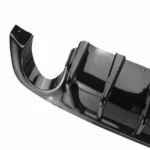 Fits 2018-2021 Infiniti Q50 Rear Bumper Spoiler Diffuser (Gloss Black) - Image 7